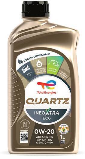 TotalEnergies 228343 TotalEnergies QUARTZ INEO XTRA EC6 0W-20 Engine Oil