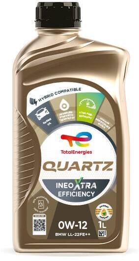 TotalEnergies 229931 TotalEnergies QUARTZ INEO XTRA EFFICIENCY 0W-12 Engine Oil