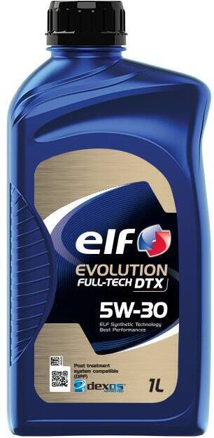 ELF 214029 ELF EVOLUTION FULL-TECH DTX 5W-30 Motorový olej