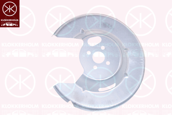 6037878 KLOKKERHOLM Splash Panel, brake disc for RENAULT - Afbeelding 1 van 1