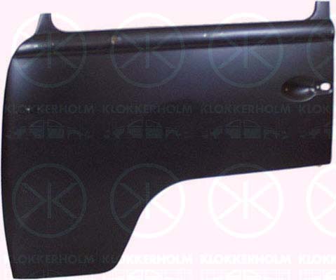KLOKKERHOLM 9555112 Door, body