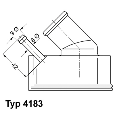 WAHLER 4183.92D Termostat, kjølemiddel