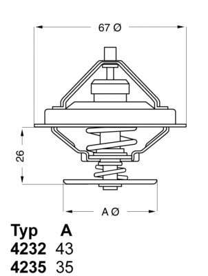 WAHLER 4235.80D termosztát,...