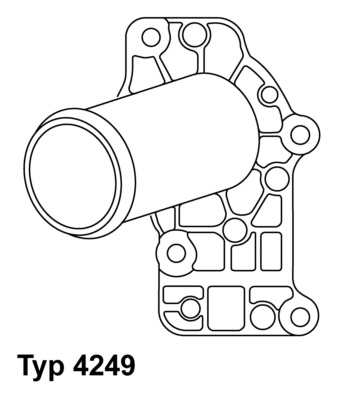 WAHLER 4249.83D Termostat, kjølemiddel