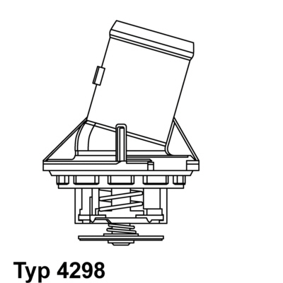 WAHLER 4298.87D Termostat, kjølemiddel