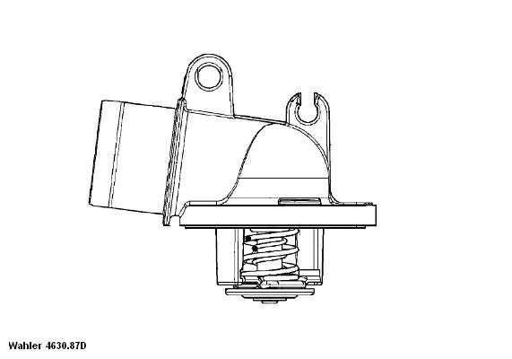 WAHLER 4630.87D termosztát,...