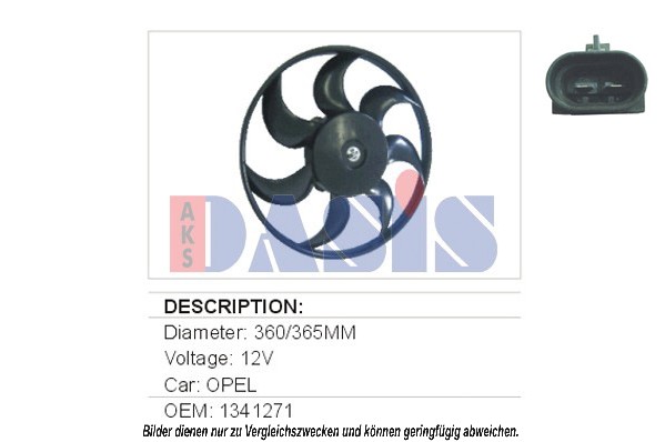 AKS DASIS 158250N Ventola,...