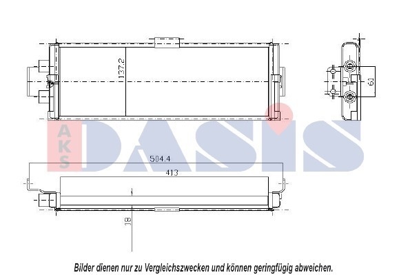 AKS DASIS 446007N Radiatore...