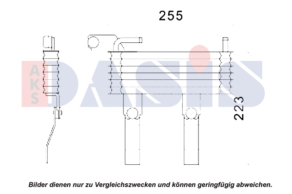 AKS DASIS 516018N Radiatore...