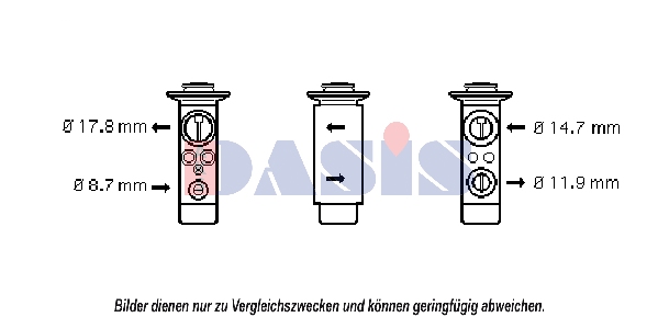 AKS DASIS 840168N Valvola...
