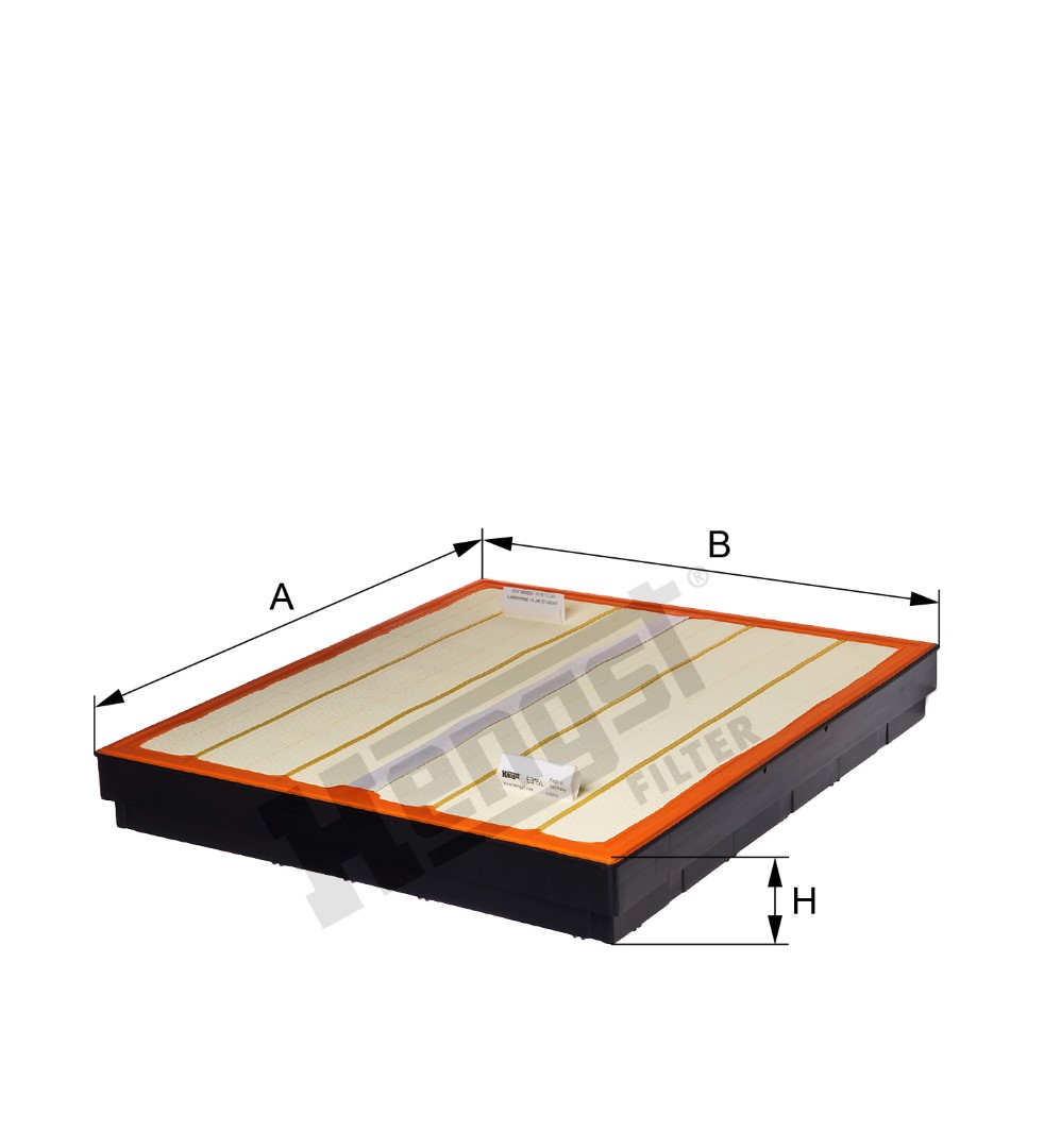 HENGST FILTER E315L Air Filter for MERCEDES-BENZ