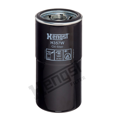 HENGST FILTER H357W Filtro olio-Filtro olio-Ricambi Euro