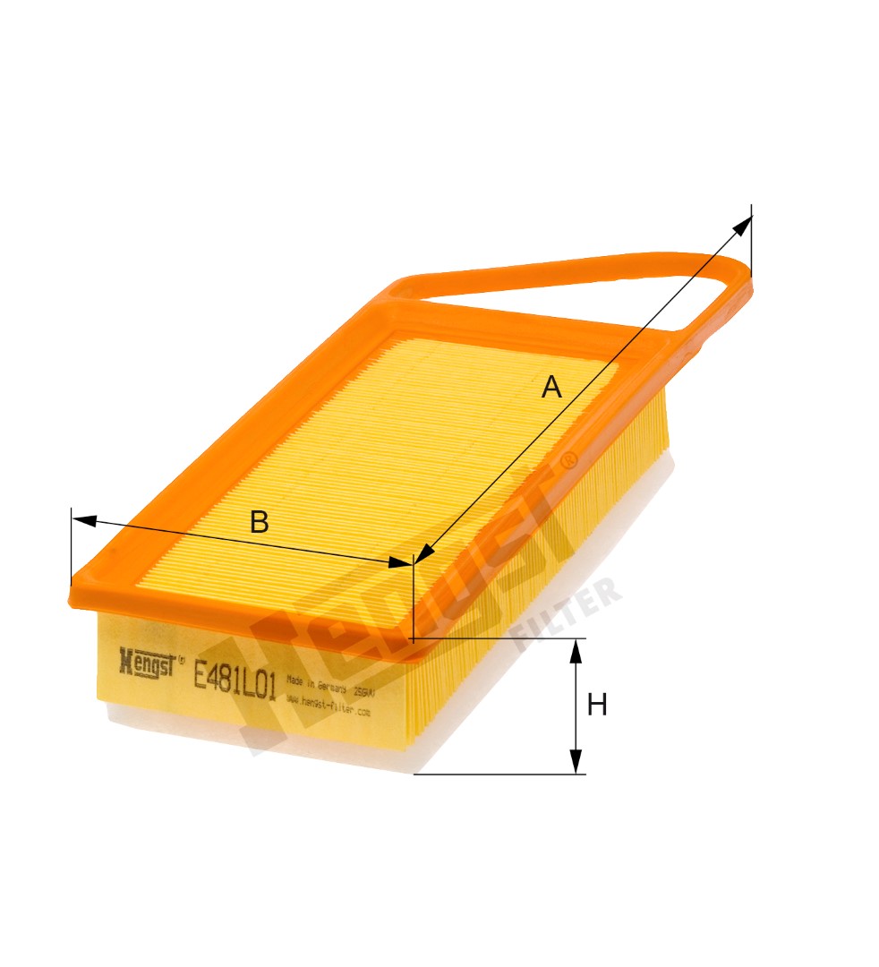 HENGST FILTER E481L01 Air Filter for CITROËN FORD PEUGEOT TOYOTA