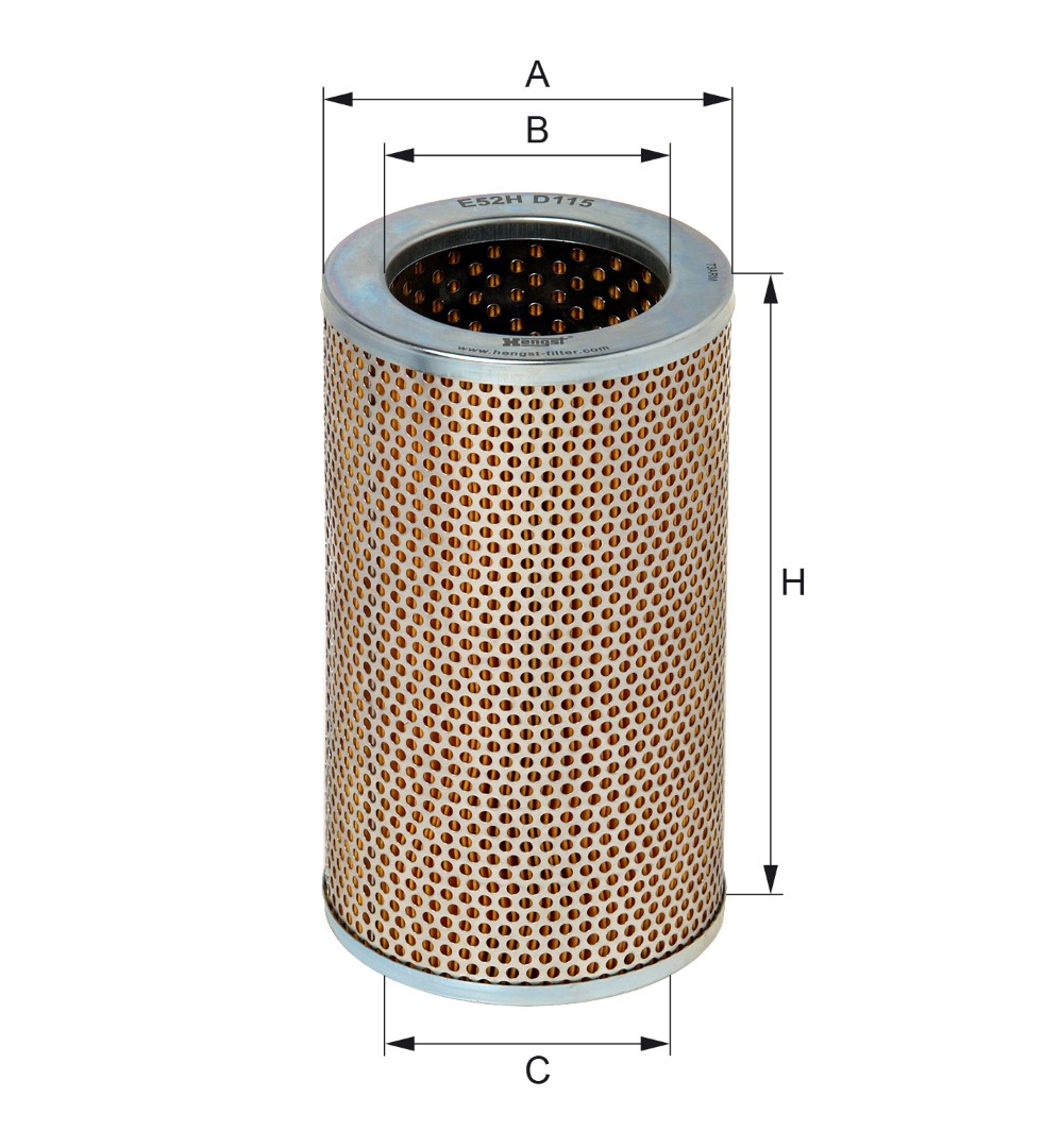 HENGST FILTER E52H D115 Oil Filter