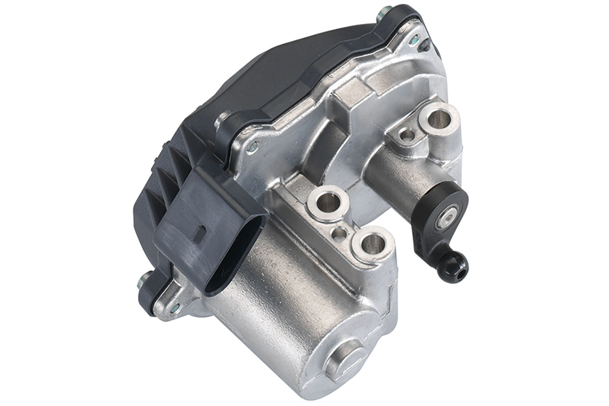 Control, change-over flap (induction pipe)