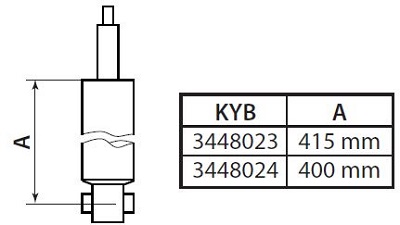 KYB 3448023 Excel-G amortizor