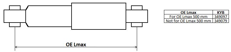 KYB 349079 Excel-G Stoßdämpfer