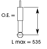 KYB 353018 ممتص الصدمات