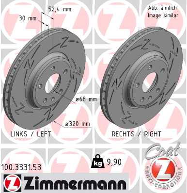 ZIMMERMANN 100.3331.53 Discofreno