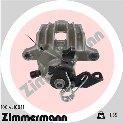 ZIMMERMANN 100.4.10011 Pinza freno-Pinza freno-Ricambi Euro