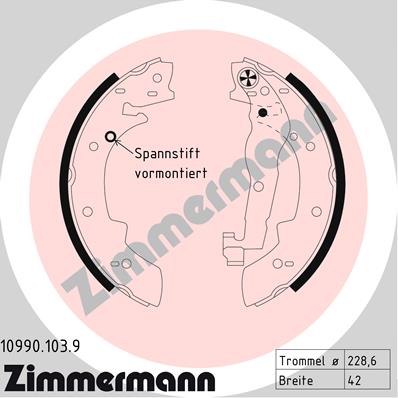 ZIMMERMANN 10990.103.9 Kit...