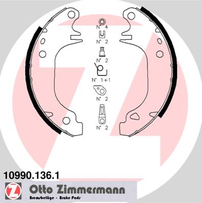 ZIMMERMANN 10990.136.1 Kit...