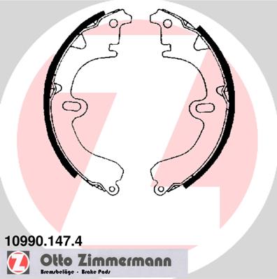 ZIMMERMANN 10990.147.4 Kit ganasce freno-Kit ganasce freno-Ricambi Euro