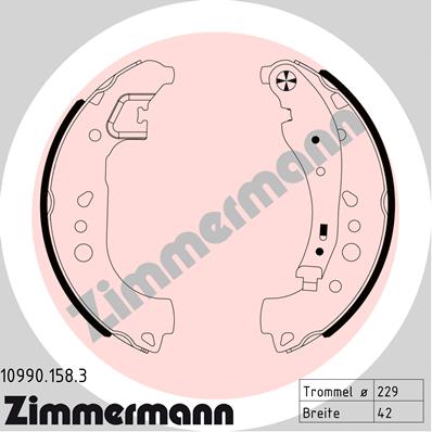 ZIMMERMANN 10990.158.3 Kit...