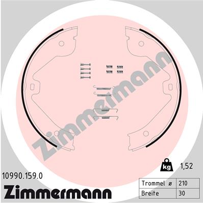 ZIMMERMANN 10990.159.0 Kit...