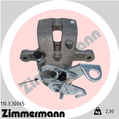 ZIMMERMANN 110.3.30065 Pinza freno