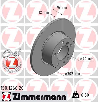 ZIMMERMANN 150.1266.20 Discofreno