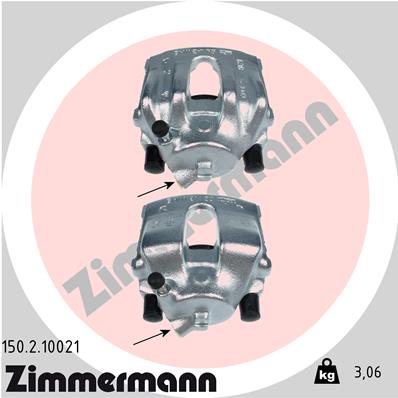 ZIMMERMANN 150.2.10021 Pinza freno-Pinza freno-Ricambi Euro