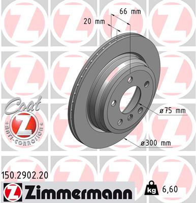 ZIMMERMANN 150.2902.20 Discofreno