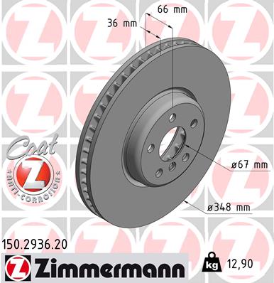 ZIMMERMANN 150.2936.20 Discofreno