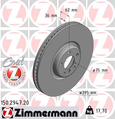 ZIMMERMANN 150.2947.20 Discofreno