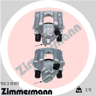 ZIMMERMANN 150.3.10105 Pinza freno