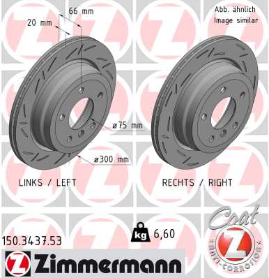 ZIMMERMANN 150.3437.53 Discofreno