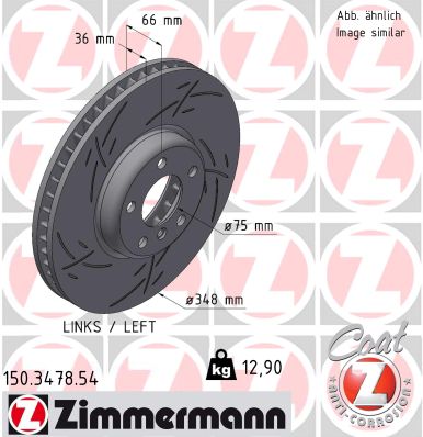 ZIMMERMANN 150.3478.54 Discofreno