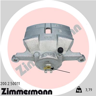 ZIMMERMANN 200.2.50011 Pinza freno-Pinza freno-Ricambi Euro