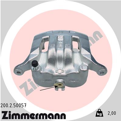 ZIMMERMANN 200.2.50057 Pinza freno