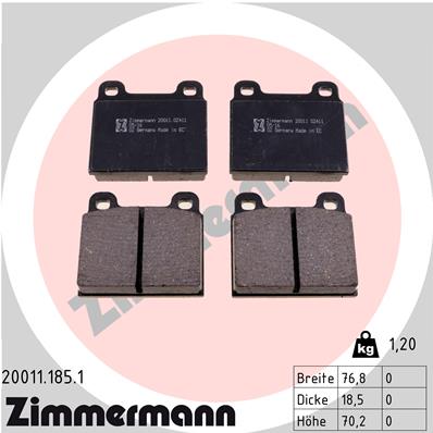 ZIMMERMANN 20011.185.1 Kit...