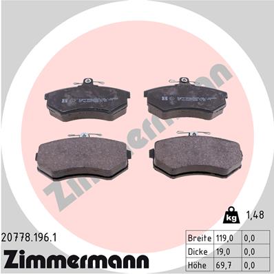 ZIMMERMANN 20778.196.1 Kit...