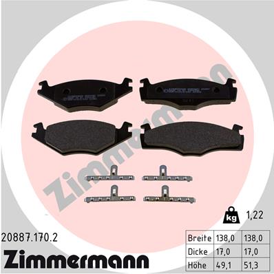 ZIMMERMANN 20887.170.2 Kit...