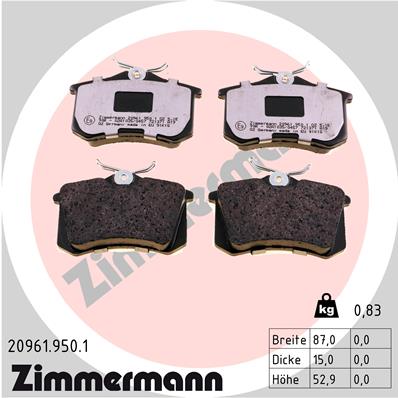 ZIMMERMANN 20961.950.1 Kit...