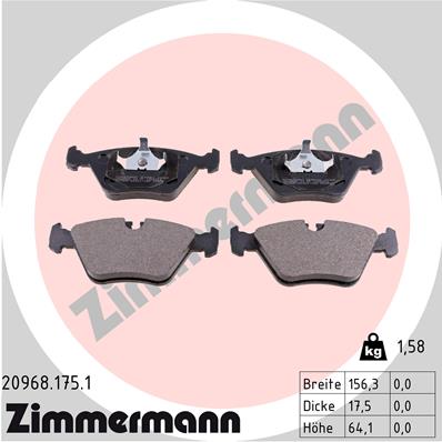 ZIMMERMANN 20968.175.1 Kit...