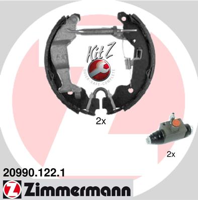 ZIMMERMANN 20990.122.1 Kit ganasce freno