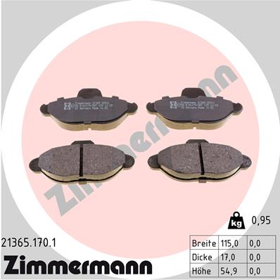 ZIMMERMANN 21365.170.1 Kit...