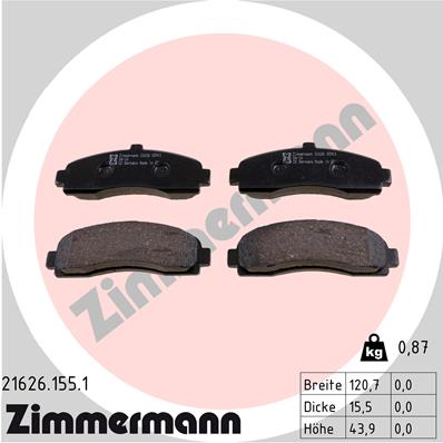 ZIMMERMANN 21626.155.1 Kit...