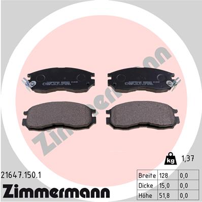 ZIMMERMANN 21647.150.1 Kit...