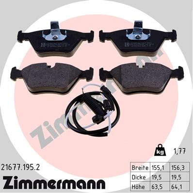 ZIMMERMANN 21677.195.2 Kit...